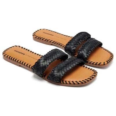 GIOSEPPO PERHAM, platta damsandaler, svart, 41 EU, Svart noir noir, 41 EU GIOSEPPO PERHAM, platta damsandaler, svart, 41 EU, Svart noir noir, 41 EU