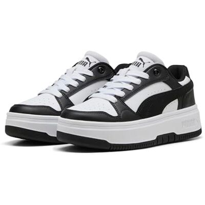 PUMA Rebound Femme JR sneakers, vit svart, 3.5 UK, vit svart, 36 EU PUMA Rebound Femme JR sneakers, vit svart, 3.5 UK, vit svart, 36 EU