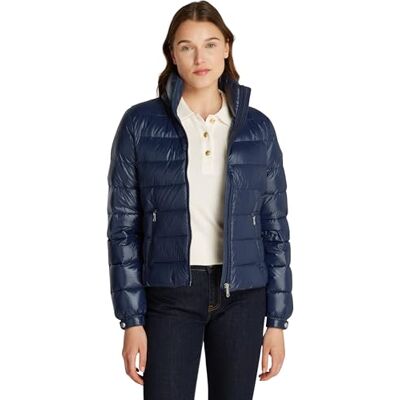 Tommy Hilfiger dam LW DOWN FEMININE GLÄNSSJACKA WW0WW44980 pufferjacka, blå, XXS, Blå (mörk natt marinblå), XXS Tommy Hilfiger dam LW DOWN FEMININE GLÄNSSJACKA WW0WW44980 pufferjacka, blå, XXS, Blå (mörk natt marinblå), XXS