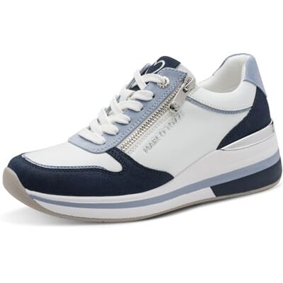 MARCO TOZZI dam 2–23764-46 sneakers, vit/marinblå, 37 EU MARCO TOZZI dam 2–23764-46 sneakers, vit/marinblå, 37 EU