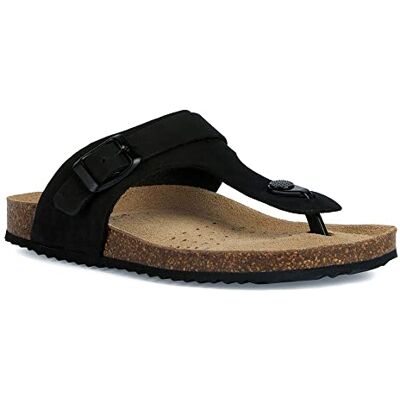 Geox dam d brionia sandal, svart, 41 EU Geox dam d brionia sandal, svart, 41 EU