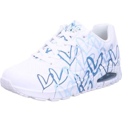 Skechers UNO Spread The Love sneakers, vit, 3 UK, Vitt, 36 EU Skechers UNO Spread The Love sneakers, vit, 3 UK, Vitt, 36 EU