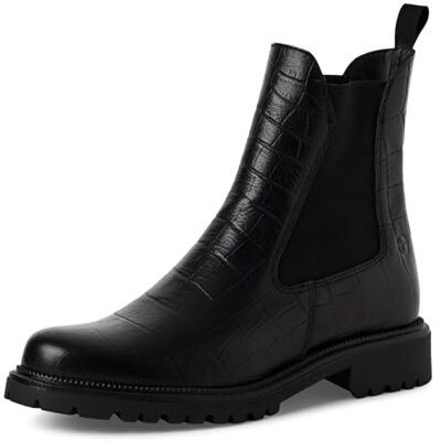 Tamaris dam 1–25427-41 Chelsea stövlar, svart Croco, 40 EU, Svart kroko, 40 EU Tamaris dam 1–25427-41 Chelsea stövlar, svart Croco, 40 EU, Svart kroko, 40 EU