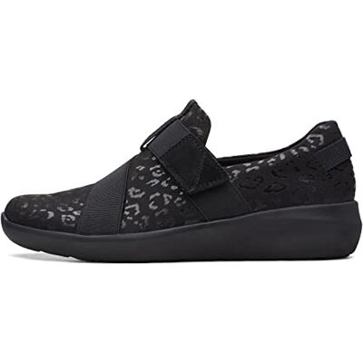 Clarks kvinnors Kayleigh berlock loafer, Svart textil, 39.5 EU Clarks kvinnors Kayleigh berlock loafer, Svart textil, 39.5 EU