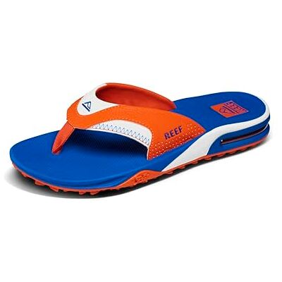 REEF Fanning förspel flip-flops för män svart röd vattenvänliga sandaler, Orange-blå, 44 EU REEF Fanning förspel flip-flops för män svart röd vattenvänliga sandaler, Orange-blå, 44 EU