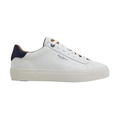 Pepe Jeans Yogi OriginalSneaker för män, Vitt, 7 UK Pepe Jeans Yogi OriginalSneaker för män, Vitt, 7 UK