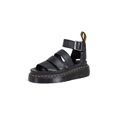 Dr. Martens Dam Clarissa II Quad Aunt Sally Leather Buckle Sandal Black, svart, 37 EU Dr. Martens Dam Clarissa II Quad Aunt Sally Leather Buckle Sandal Black, svart, 37 EU