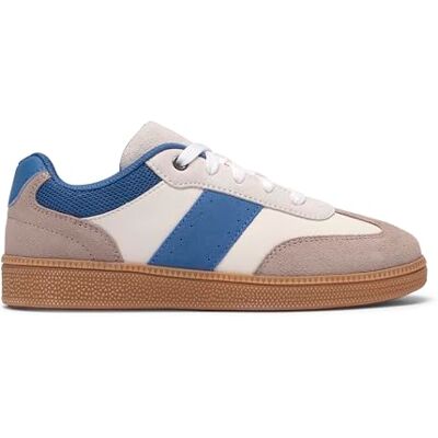 Clarks CypressLace O Childrens White/Blue, 5 Clarks CypressLace O Childrens White/Blue, 5