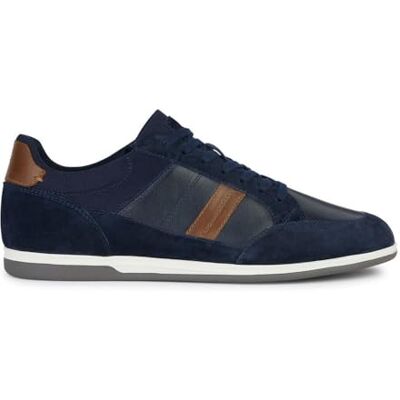 Geox Herr U Renan A sneakers, marinblå/LT brun, 41 EU, Navy Lt Brown, 41 EU Geox Herr U Renan A sneakers, marinblå/LT brun, 41 EU, Navy Lt Brown, 41 EU