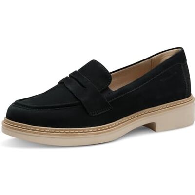 Tamaris Comfort bekväma damtofflor, marinblå nubuck, 37 EU, Marinblå Nubuk, 37 EU Tamaris Comfort bekväma damtofflor, marinblå nubuck, 37 EU, Marinblå Nubuk, 37 EU