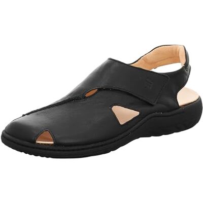 Think! Herren CHANGE chromfrei gegerbte nachhaltige Sandale, SCHWARZ 0010 Think! Herren CHANGE chromfrei gegerbte nachhaltige Sandale, SCHWARZ 0010