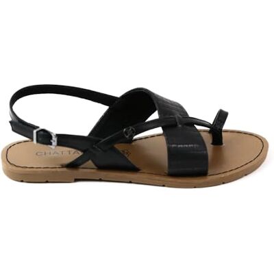CHATTAWAK Dam 13OTAVINOIR36 sandal, svart, 36 EU, svart, 36 EU CHATTAWAK Dam 13OTAVINOIR36 sandal, svart, 36 EU, svart, 36 EU