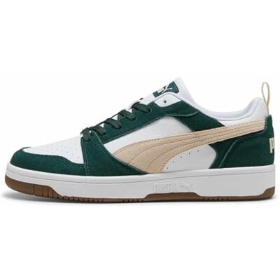 PUMA Unisex Rebound V6 Low SdSneaker, Grön terräng alpin snö vit, 37 EU PUMA Unisex Rebound V6 Low SdSneaker, Grön terräng alpin snö vit, 37 EU