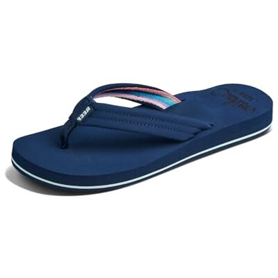 REEF Cushion Breeze Flip-flops för damer, med ultramjuk dämpad fotbädd och fotvalvsstöd, Midnatt, 36 EU REEF Cushion Breeze Flip-flops för damer, med ultramjuk dämpad fotbädd och fotvalvsstöd, Midnatt, 36 EU