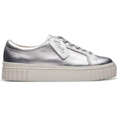 Clarks Mayhill Walk Womens Silver Metallic, 5 Clarks Mayhill Walk Womens Silver Metallic, 5