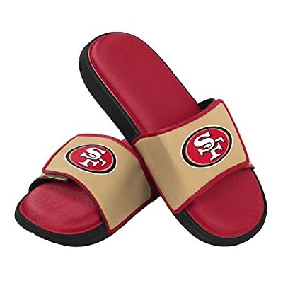 FOCO herr deluxe skum sport dusch glidande flip-flop sandaler San Francisco 49ers X-Large FOCO herr deluxe skum sport dusch glidande flip-flop sandaler San Francisco 49ers X-Large