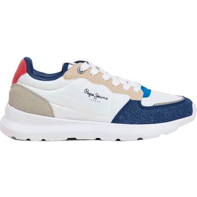 Pepe Jeans Teagan BASS B Sneak, Blå (mörkblå), 1,5 UK Pepe Jeans Teagan BASS B Sneak, Blå (mörkblå), 1,5 UK