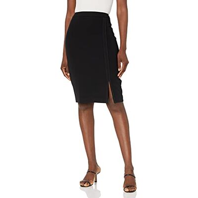Tommy Hilfiger dam side slit pennkjol kjol stickad kjol, svart, 36 Tommy Hilfiger dam side slit pennkjol kjol stickad kjol, svart, 36