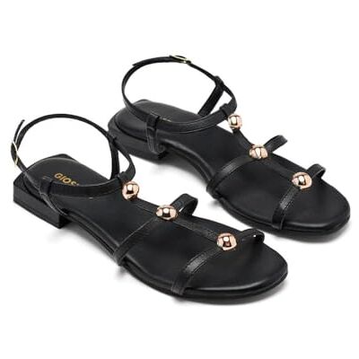 GIOSEPPO STINNETT, platta damsandaler, svart, 37 EU, Svart noir noir, 37 EU GIOSEPPO STINNETT, platta damsandaler, svart, 37 EU, Svart noir noir, 37 EU