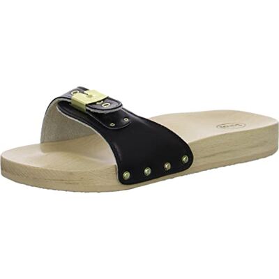 Scholl Pescura platt sandal dam, 36 EU, svart, 36 EU Scholl Pescura platt sandal dam, 36 EU, svart, 36 EU