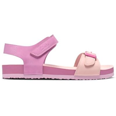 Clarks Bali Heat K. Childrens Pink Combi, 8 Clarks Bali Heat K. Childrens Pink Combi, 8