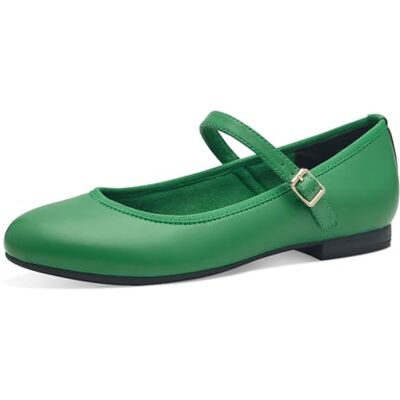 MARCO TOZZI Damer, ballerinaskor, mjuk känsla Me fotbädd, vegansk 2–24226–42 ballerinaskor, Grön, 36 EU MARCO TOZZI Damer, ballerinaskor, mjuk känsla Me fotbädd, vegansk 2–24226–42 ballerinaskor, Grön, 36 EU