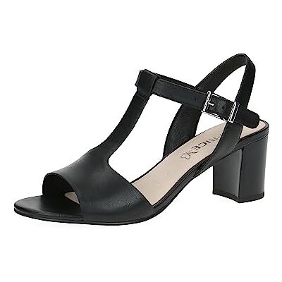 CAPRICE Damer 9-9-28305-20 sandaler klack, Svart nappa, 38.5 EU CAPRICE Damer 9-9-28305-20 sandaler klack, Svart nappa, 38.5 EU