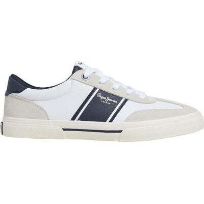 Pepe Jeans herr Kenton Club M sneakers, vit (vit), 11 UK, Vitt, 46 EU Pepe Jeans herr Kenton Club M sneakers, vit (vit), 11 UK, Vitt, 46 EU