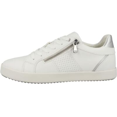 Geox Dam D BLOMIEE E sneakers, vit/silver, 37 EU, Vitt silver, 37 EU Geox Dam D BLOMIEE E sneakers, vit/silver, 37 EU, Vitt silver, 37 EU