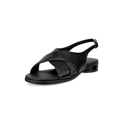 ECCO För kvinnor skulpterad Alba 25 Slingback Sandal, Svart, 9/9.5 UK ECCO För kvinnor skulpterad Alba 25 Slingback Sandal, Svart, 9/9.5 UK