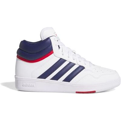 adidas Unisex – Barn HOOPS 4.0 MID SHOES, ftwr white/dark blue/team victory red, 38 EU adidas Unisex – Barn HOOPS 4.0 MID SHOES, ftwr white/dark blue/team victory red, 38 EU
