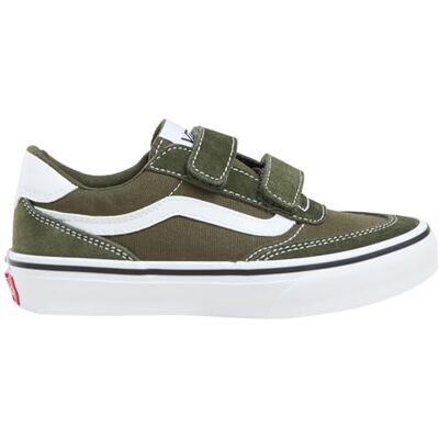 Vans Unisex barn Brooklyn Sneaker, Blad vit, 37 EU Vans Unisex barn Brooklyn Sneaker, Blad vit, 37 EU