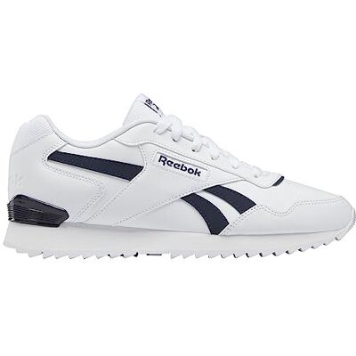 Reebok Unisex Glide Ripple Clip Sneakers, Vit/Vektor Marinblå, 5 UK/37.5 EU Reebok Unisex Glide Ripple Clip Sneakers, Vit/Vektor Marinblå, 5 UK/37.5 EU