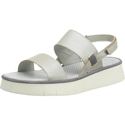 Fly London Cura318fly sandal för kvinnor, SILVER, 41 EU Fly London Cura318fly sandal för kvinnor, SILVER, 41 EU