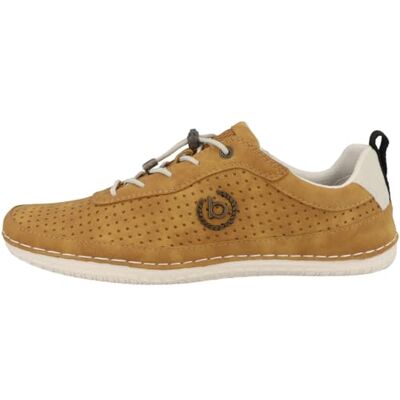bugatti herr Sportiga sneakers med mjuk passform, elastiska snören, Gul, 42 EU bugatti herr Sportiga sneakers med mjuk passform, elastiska snören, Gul, 42 EU
