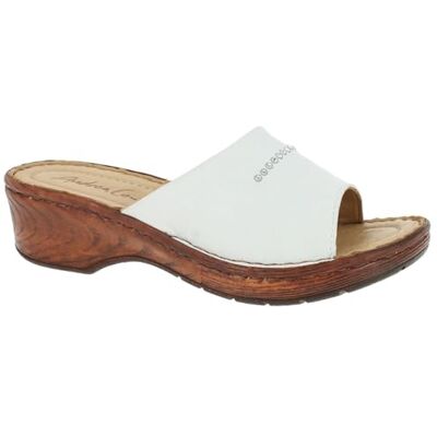 Andrea Conti Dam pantoletter, vit, 36 EU, Weiß, 36 EU Andrea Conti Dam pantoletter, vit, 36 EU, Weiß, 36 EU