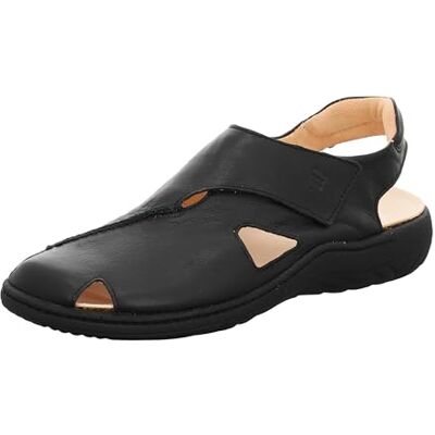 Think! Herren CHANGE chromfrei gegerbte nachhaltige Sandale, SCHWARZ 0010 Think! Herren CHANGE chromfrei gegerbte nachhaltige Sandale, SCHWARZ 0010