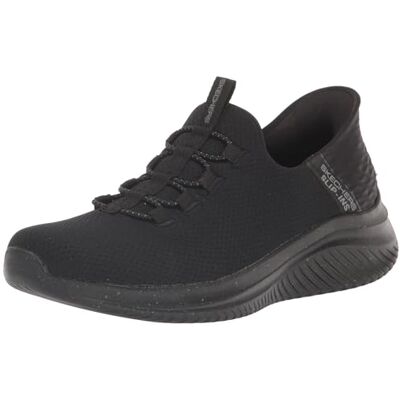 Skechers 232452 Bbk herr Sneaker ULTRA FLEX 3.0 direkt, Svart mesh trim, 45 EU Skechers 232452 Bbk herr Sneaker ULTRA FLEX 3.0 direkt, Svart mesh trim, 45 EU