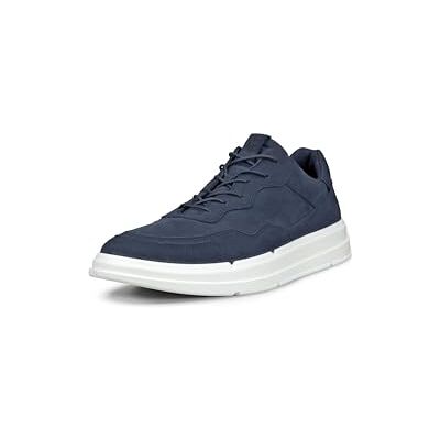 ECCO mäns Day Lace Up sneakers, marin nubuck, 43/44 EU ECCO mäns Day Lace Up sneakers, marin nubuck, 43/44 EU