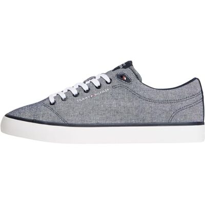 Tommy Hilfiger Herr Harlem Core Ii Chambray FM0FM05818 låg topp, blå (ökenhimmel), 11 Tommy Hilfiger Herr Harlem Core Ii Chambray FM0FM05818 låg topp, blå (ökenhimmel), 11