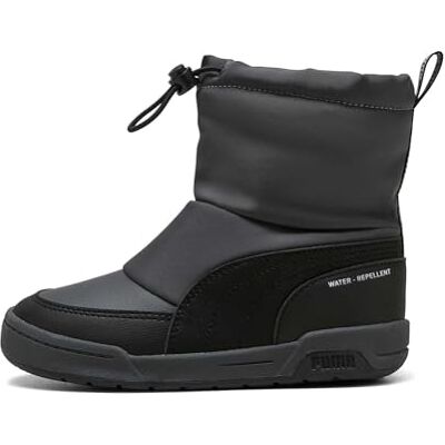 PUMA Unisex barn Multiflex 2 Boot AC Ps Sneaker, Skymning grå svart vit, 34 EU PUMA Unisex barn Multiflex 2 Boot AC Ps Sneaker, Skymning grå svart vit, 34 EU