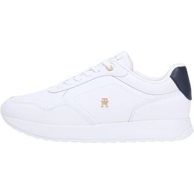 Tommy Hilfiger kvinnor Corporate Mix MAT Runner FW0FW09318 låg topp, blå (RWB), 40, Blå Rwb, 40 EU Tommy Hilfiger kvinnor Corporate Mix MAT Runner FW0FW09318 låg topp, blå (RWB), 40, Blå Rwb, 40 EU