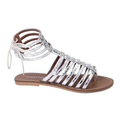 CHATTAWAK Dam 5eline silver 40 sandal, pengar, 40 EU CHATTAWAK Dam 5eline silver 40 sandal, pengar, 40 EU