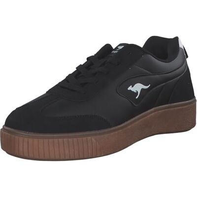 KangaROOS K-plat Megan sneakers för kvinnor, Jet Black White, 36 EU KangaROOS K-plat Megan sneakers för kvinnor, Jet Black White, 36 EU