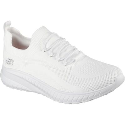 Skechers Dam Squad Chaos Sr medicinsk servicesko, Vit textil, 40 EU Skechers Dam Squad Chaos Sr medicinsk servicesko, Vit textil, 40 EU