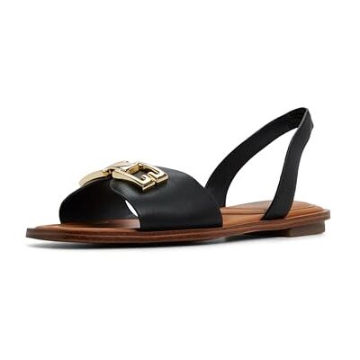 Aldo Dam Agreinwan platt sandal, svart, 4 UK, Svart, 37 EU Aldo Dam Agreinwan platt sandal, svart, 4 UK, Svart, 37 EU
