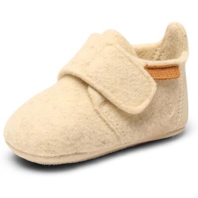 Bisgaard Unisex barn baby ull låga tofflor, kräm, 18 EU Bisgaard Unisex barn baby ull låga tofflor, kräm, 18 EU