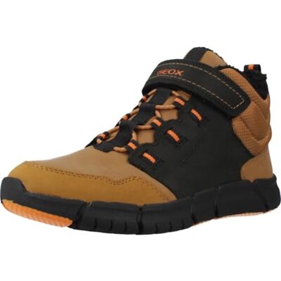 Geox J FLEXYPER BOY B ABX ankelkänga, Svart/DK gul, 5 UK, Svart Dk Gul, 5 UK Geox J FLEXYPER BOY B ABX ankelkänga, Svart/DK gul, 5 UK, Svart Dk Gul, 5 UK