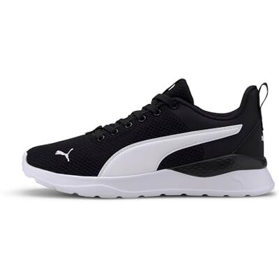 PUMA Unisex ANZARUN LITE JR sneakers, Svart Vit, 35.5 EU PUMA Unisex ANZARUN LITE JR sneakers, Svart Vit, 35.5 EU