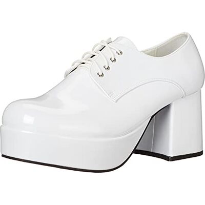 Ellie Shoes Men's Platform, White, Medium Ellie Shoes Men's Platform, White, Medium
